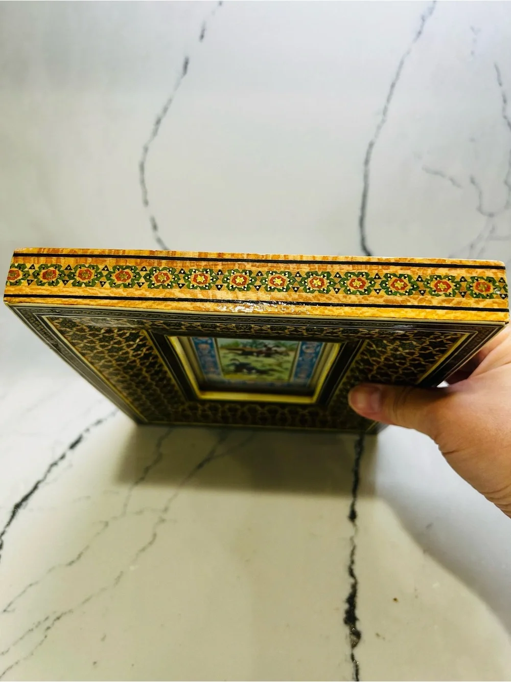 PERSIAN MINIATURE FRAMED PAINTING